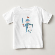 Petit chevalier mignon, t-shirt personnalisé