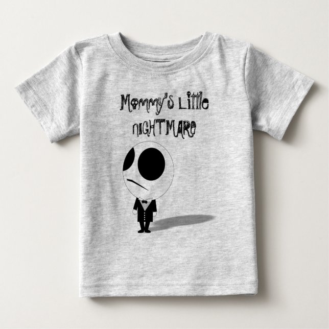 Pour Bébé Peu de T-shirt de cauchemar (Devant)