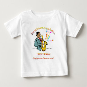 Pour Bébé Pique-nique de famille de Williams - T-shirt