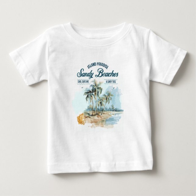 Pour Bébé Plages de sable T-shirt enfant (Devant)