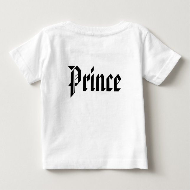 Pour Bébé Prince T-shirt (Dos)