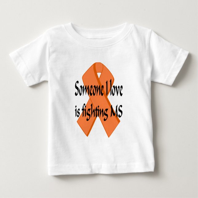 Pour Bébé Quelqu'un T-shirt de nourrisson d'amour d'I (Devant)
