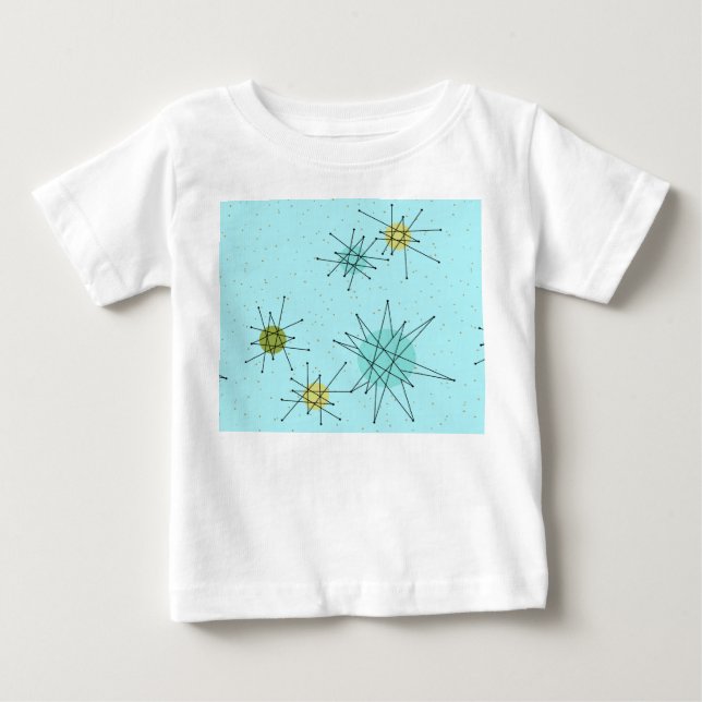 Pour Bébé Robin's Oeuf Blue Starbursts T-shirt (Devant)