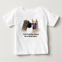 Roi de great dane de T-shirt unisexe d'enfant en
