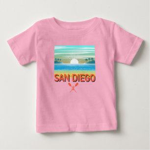 Pour Bébé San Diego Design - T-shirt Baby Fine Jersey