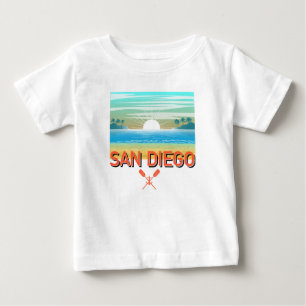 Pour Bébé San Diego Design - T-shirt Baby Fine Jersey
