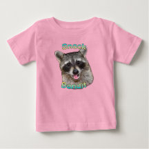 Snack Bandit Funny Raccoon Toddler T-Shirt - migno