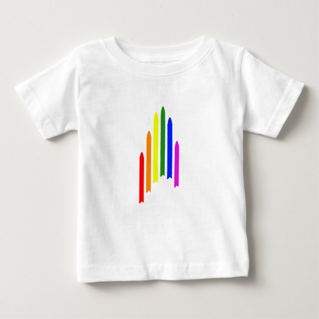 Pour Bébé Star Trek Gay Pride T-Shirt (Devant)