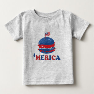 Pour Bébé T-shirt 4 juillet Amérique