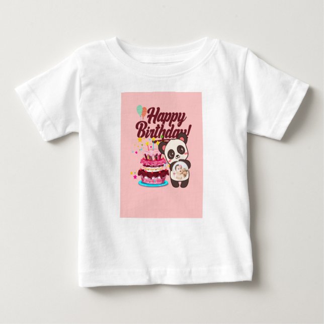 Pour Bébé T-shirt /Anniversaire (Devant)