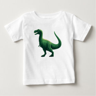 Pour Bébé T-shirt avec dinosaure de dessin animé bleu – Vête