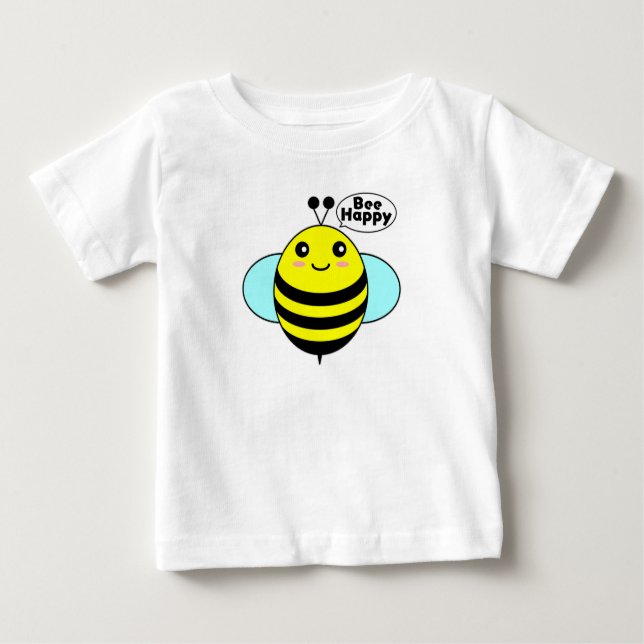 Pour Bébé T-shirt Bee Happy (Devant)