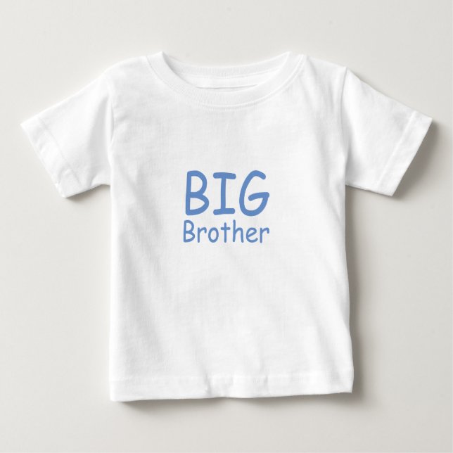 Pour Bébé T-shirt "Big Brother" (Devant)