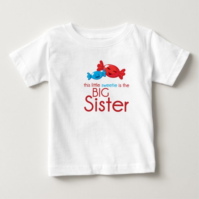Pour Bébé T-shirt Big Sister (Devant)