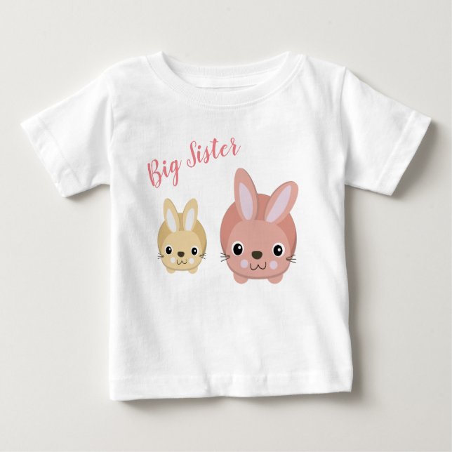 Pour Bébé T-shirt Big Sister Toddler (Devant)