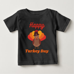 Pour Bébé T-Shirt Bonne Fête de la dinde
