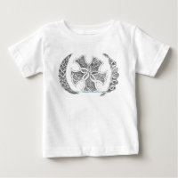 T-shirt celtique en croissant de noeud