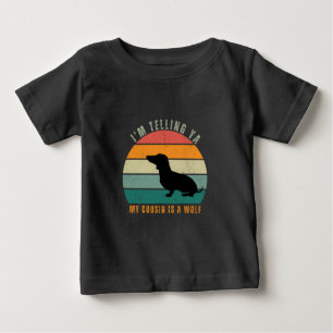 Pour Bébé T-shirt Chien Dachshund