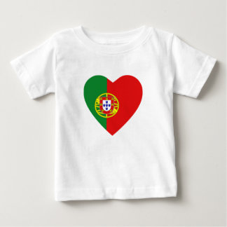 Pour Bébé T-shirt Coeur Portugal