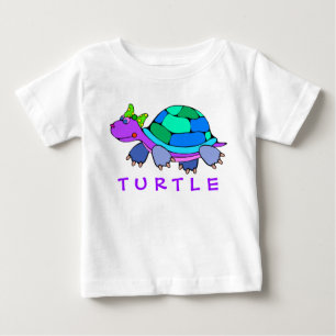 Pour Bébé T-shirt coloré d'enfant en bas âge de tortue