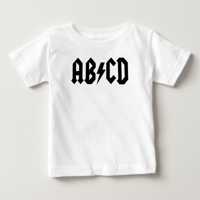 Pour Bébé T-shirt d'ABCD (Devant)