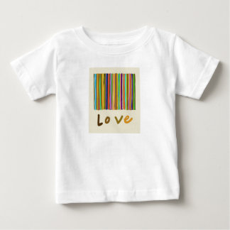 Pour Bébé T-shirt d'amour en coton blanc
