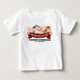 Pour Bébé T-Shirt d'anniversaire de la ferme