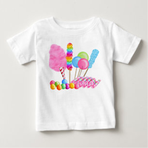Pour Bébé T-shirt de cirque de sucrerie