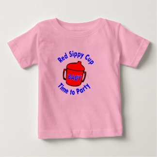 Pour Bébé T-shirt de la coupe rouge