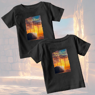 Pour Bébé T-shirt de la fête de la résurrection de Pâques