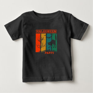 Pour Bébé T-shirt de la fête des chats d'Halloween