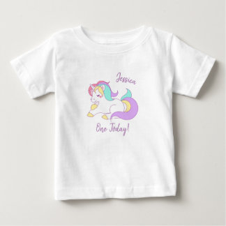 Pour Bébé T-shirt de la licorne une aujourd'hui