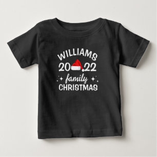 Pour Bébé T-shirt de Noël familial personnalisé