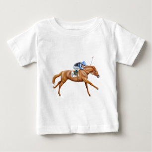 Pour Bébé T-shirt de nourrisson de cheval de course de pur