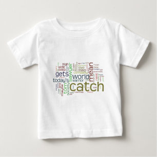 Pour Bébé T-shirt de nourrisson de nuage de mot de Tom