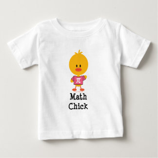 Pour Bébé T-shirt de nourrisson de poussin de maths