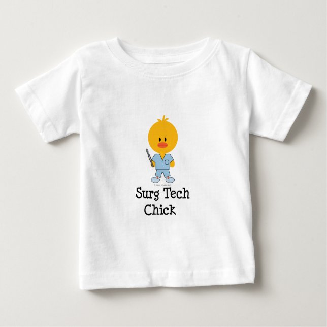 Pour Bébé T-shirt de nourrisson de poussin de technologie de (Devant)