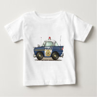 T-shirt de nourrisson de voiture de cannette de
