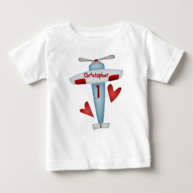 Pour Bébé T-shirt de partie d'avion (Devant)