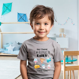 Pour Bébé T-shirt de sensibilisation à l'allergie   Alerte a