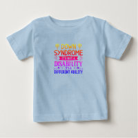 T-shirt de sensibilisation au syndrome de Down pou