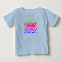 T-shirt de sensibilisation au syndrome de Down pou