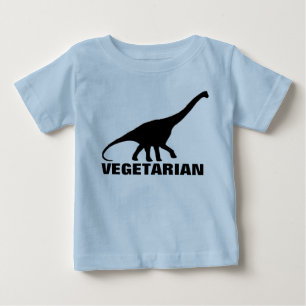 Pour Bébé T-shirt de VÉGÉTARIEN de dinosaure