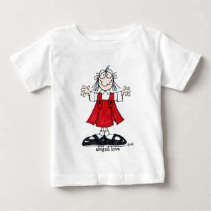 Pour Bébé T-shirt d'enfant en bas âge d'amour d'Abigaïl