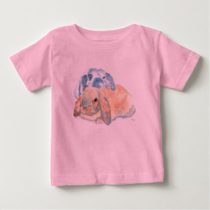Pour Bébé T-shirt Deux lapins