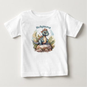 Pour Bébé T-Shirt Dinosaure Personnalisé