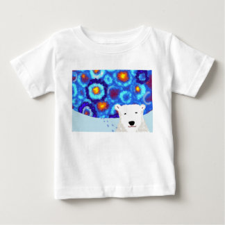 Pour Bébé T-shirt d'ours blanc
