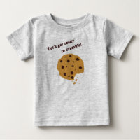 T-shirt drôle de biscuit aux pépites de chocolat