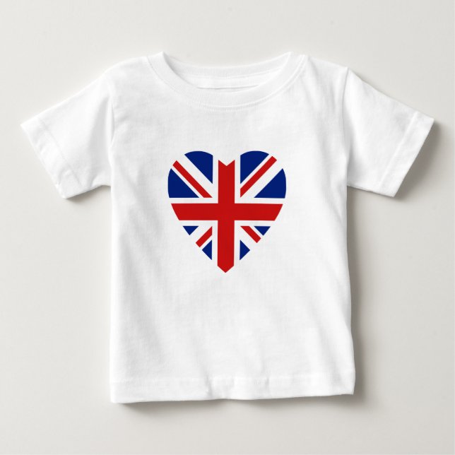 Pour Bébé T-shirt du pavillon britannique (Devant)