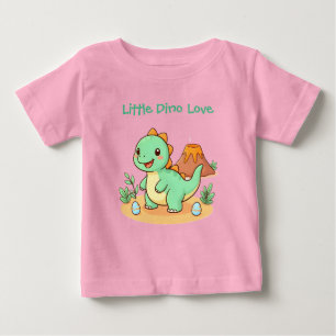 Pour Bébé T-shirt en coton - Drôle de dinosaure